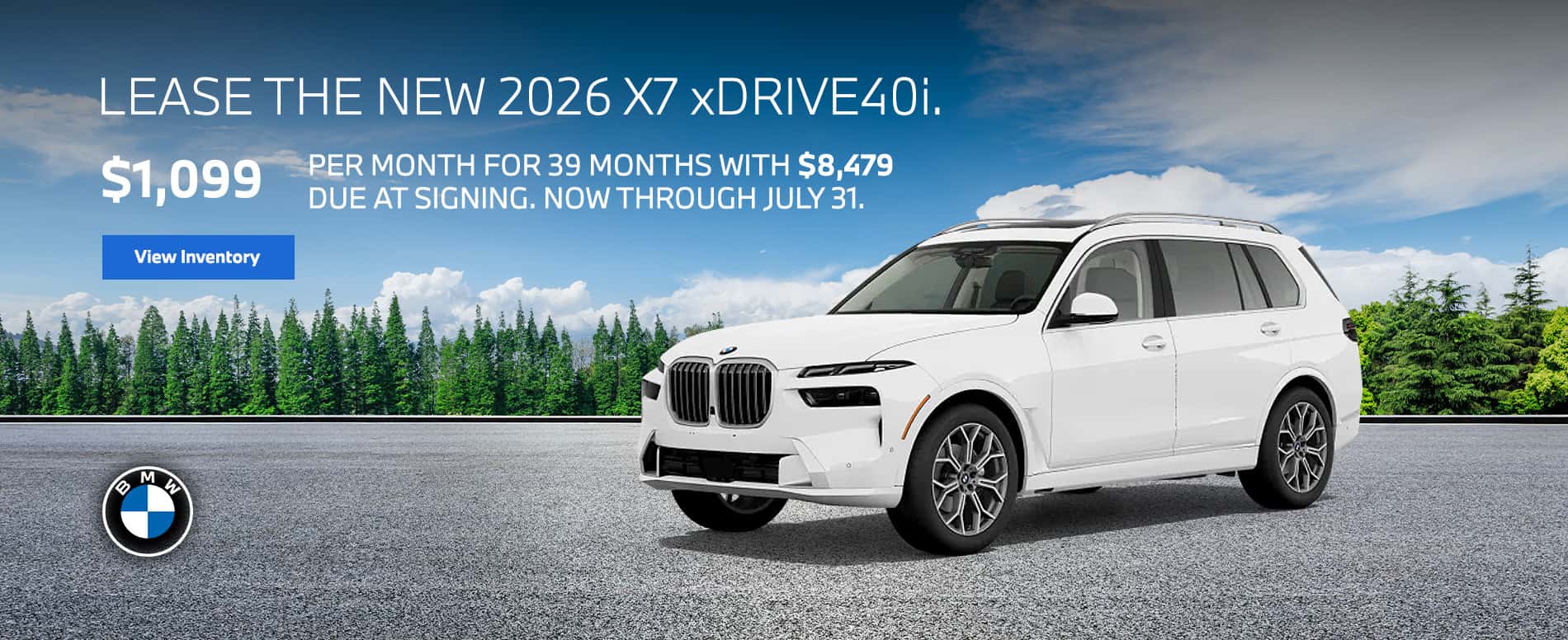 2026 X7 Lease Offer