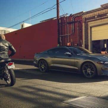 The 2020 Mustang on a test drive in Texas
