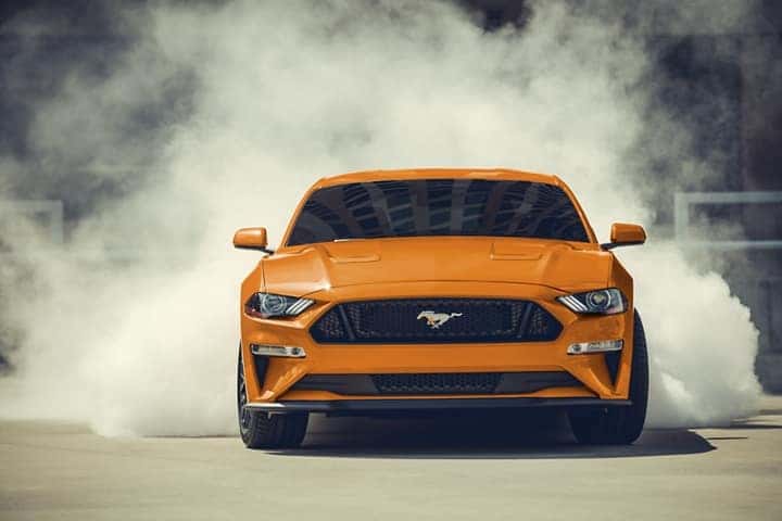Front view picture of the 2020 Mustang
