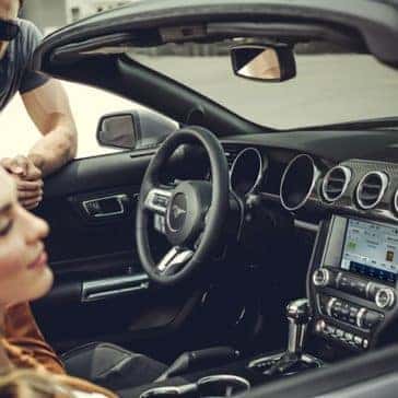 Pictures of the interior View of the 2020 Mustang
