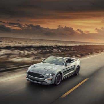 The new 2020 Mustang on a test drive in Midland, TX
