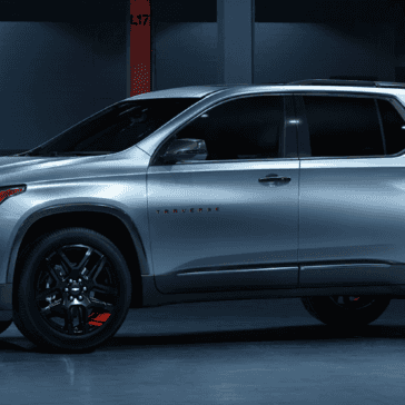 The 2021 Chevy Traverse in Odessa, TX