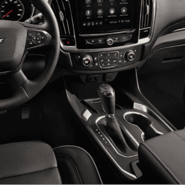 Picture of the interior view of the New 2021 Chevrolet Traverse