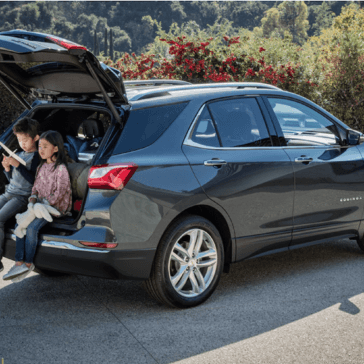 Picture of the family enjoying the 2021 Chevy Equinox available at our Andrews, TX dealership.