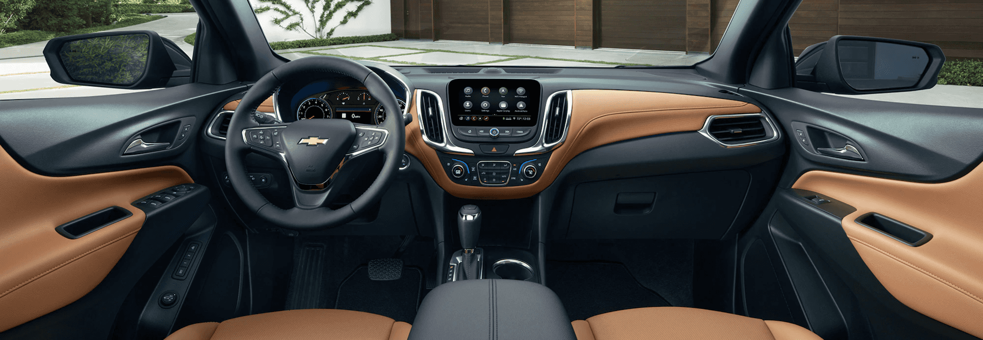 Photo of the dashboard of a 2021 Chevrolet Equinox