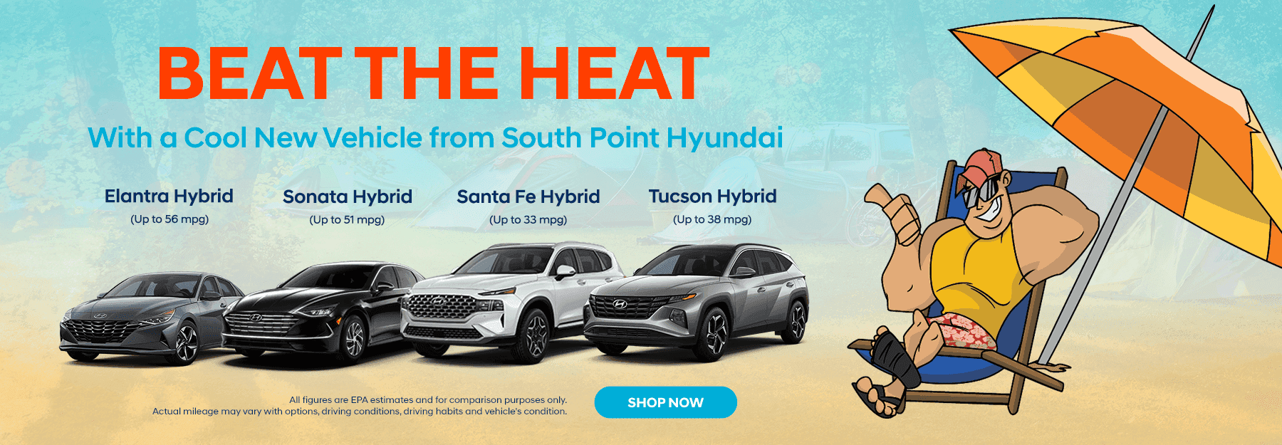 Beat The Heat With a Cool New Vehicle from South Point Hyundai