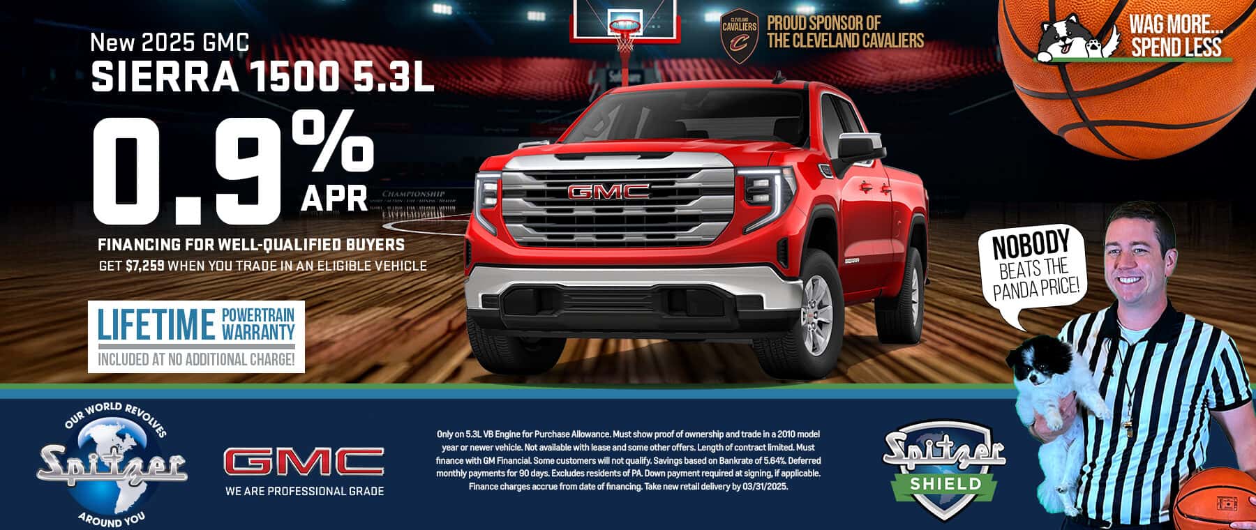 03.2025_Carrera_Get 0.9% APR Financing on New 2025 GMC Sierra 1500 5.3L Models!