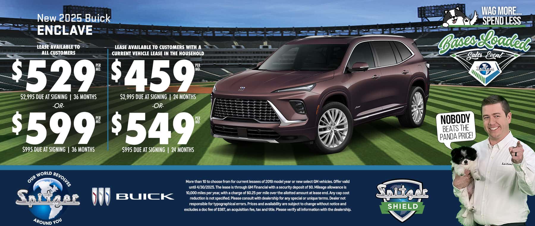 04.2025_Carrera_Lease a New 2025 Buick Enclave for As Low As $459 a Month for 24 Months!