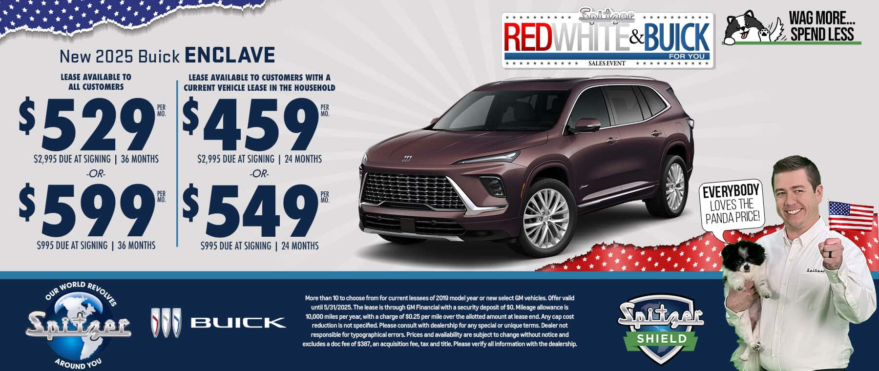 05.2025_Carrera_Lease a New 2025 Buick Enclave for As Low As $459/mo for 24 Months!
