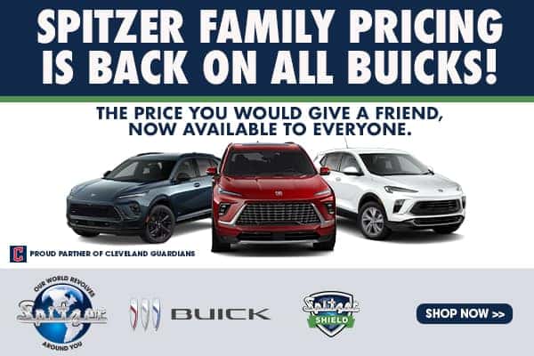 SPITZER FAMILY PRICING IS BACK ON ALL BUICKS!