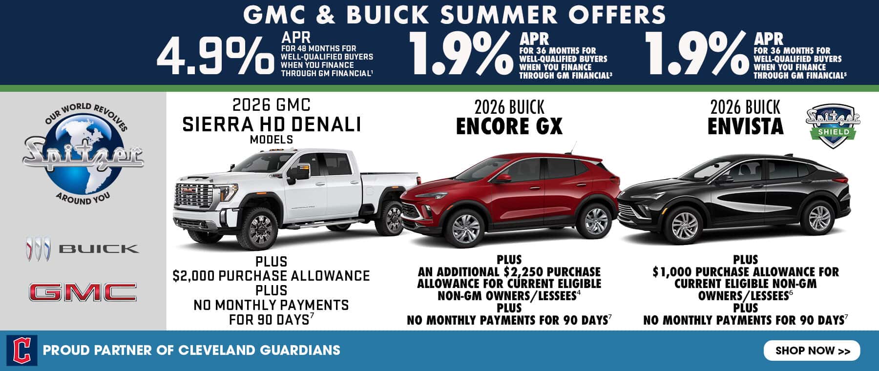 08.2026_GMC&Buick_Sierra 4.9%/48mo_Encore 1.9%/36mo_Envista 1.9%/36mo