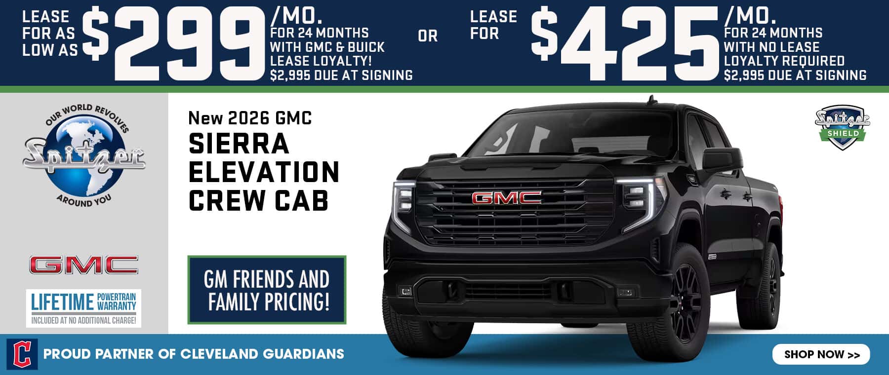 08.2026_GMC Sierra_Lease for $299 for 24 mo w/ lease loyalty OR $425 for 24 mo with no lease loyalty