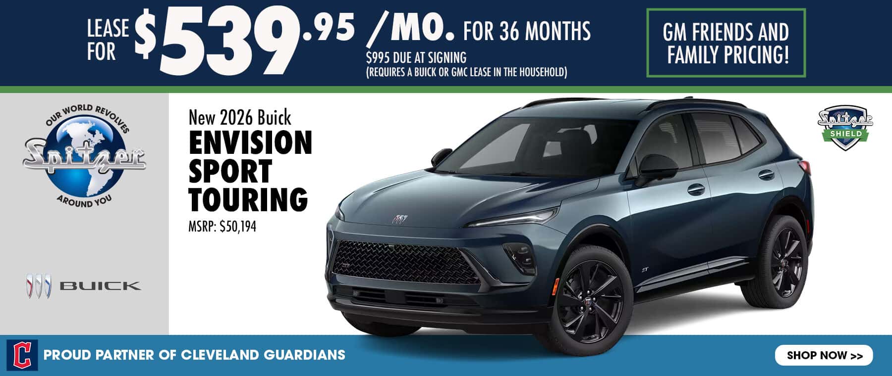 09.2026_Buick Envision_Lease for $539 for 36 mo