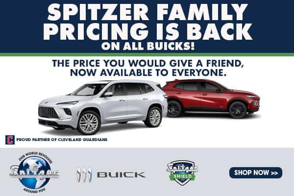 SPITZER FAMILY PRICING IS BACK ON ALL BUICKS!