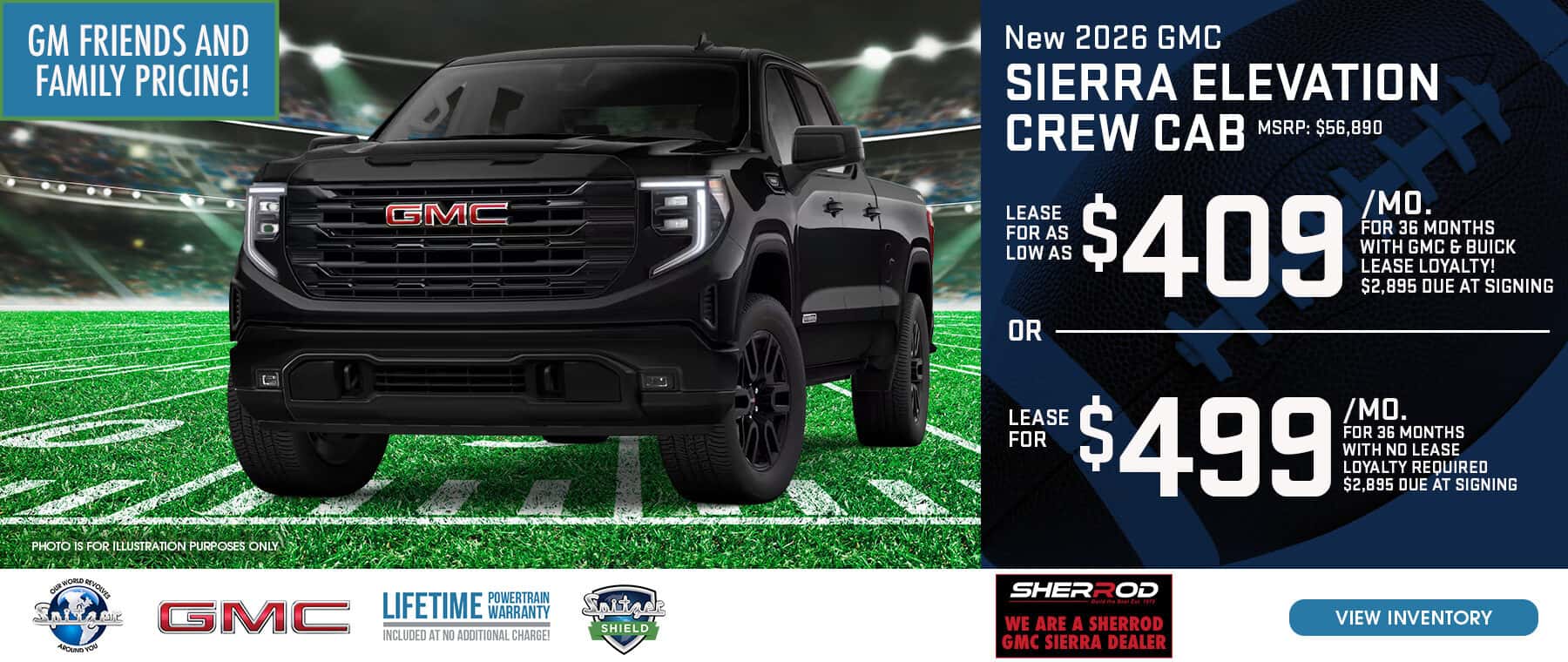 10.2026 GMC Sierra_Lease for $409 for 36 mo OR $499 for 36 mo
