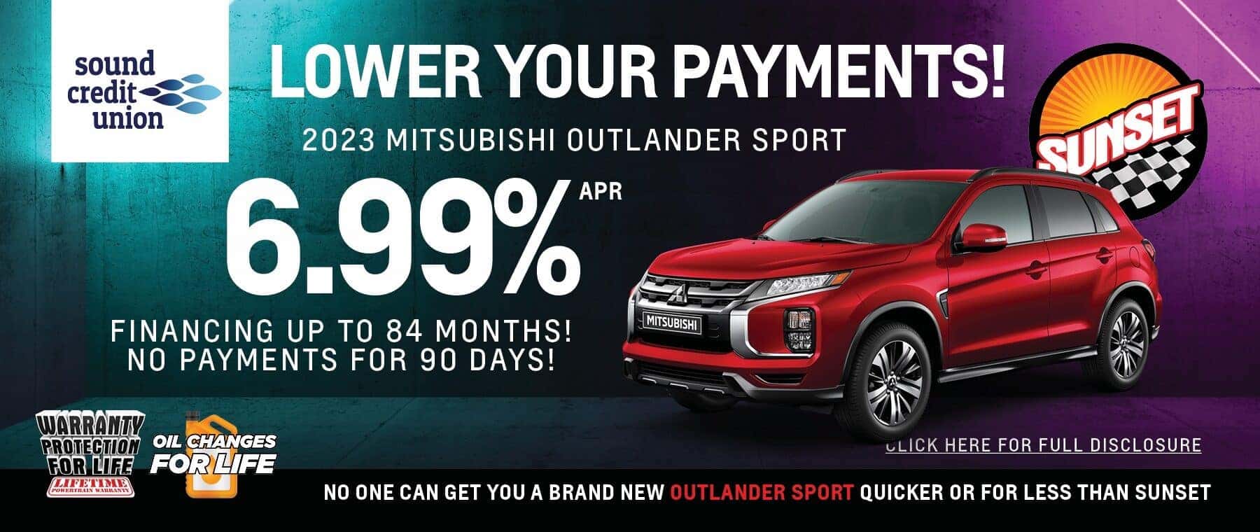 August Incentives for the Outlander Sport