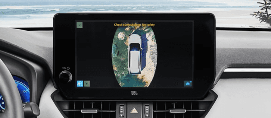 Panoramic View Monitor With Camera Perimeter Scan