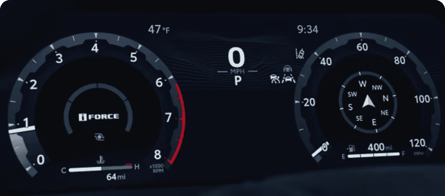 4Runner 12.3-In. Digital Gauge Cluster