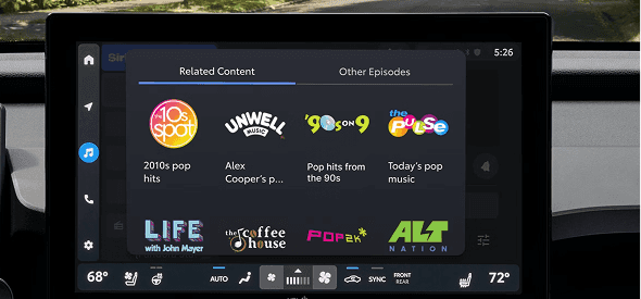 SiriusXM with 360L