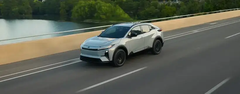 2026 Toyota C-HR demonstrating its capable driving range