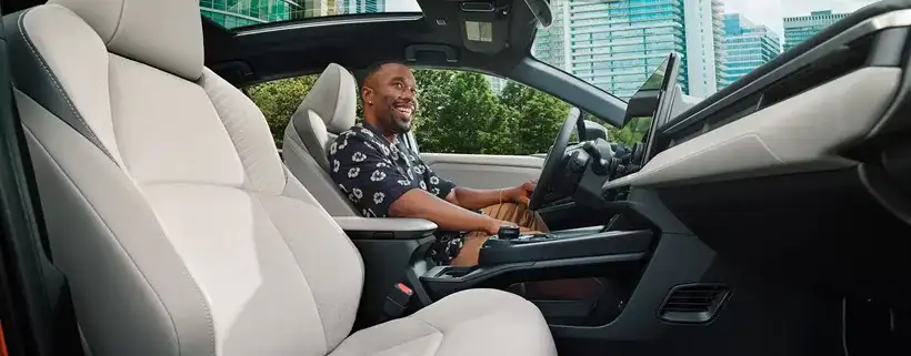 Premium synthetic suede and SofTex-trimmed seats in the 2026 Toyota C-HR