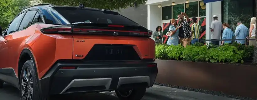 Striking black badging on the 2026 Toyota C-HR