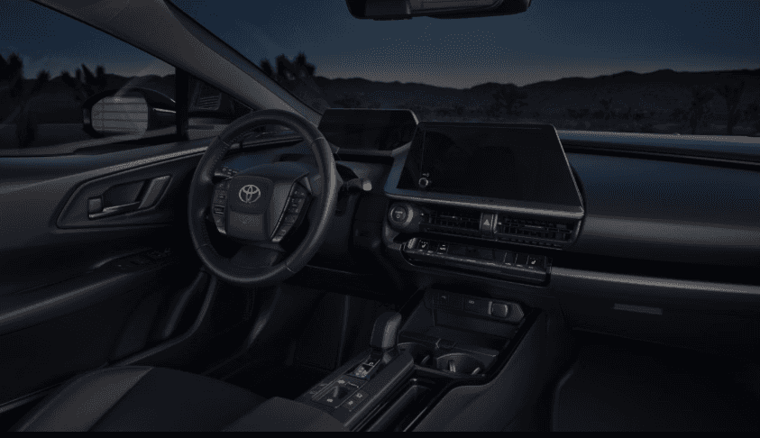 Interior of the 2026 Toyota Prius Plug-in Hybrid for sale in Fort Walton Beach, FL at Toyota of Fort Walton Beach