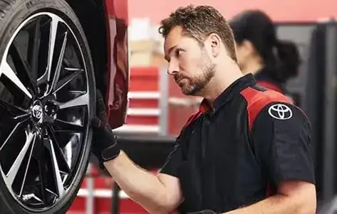 Free Toyota wheel alignment check