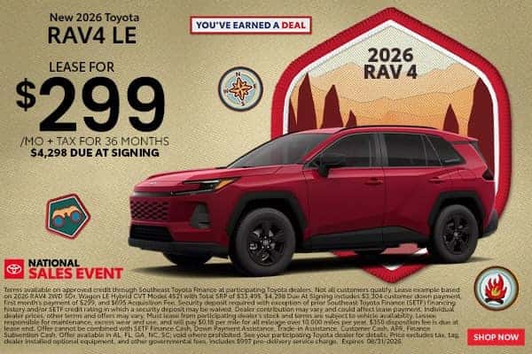 New 2026 Toyota RAV4