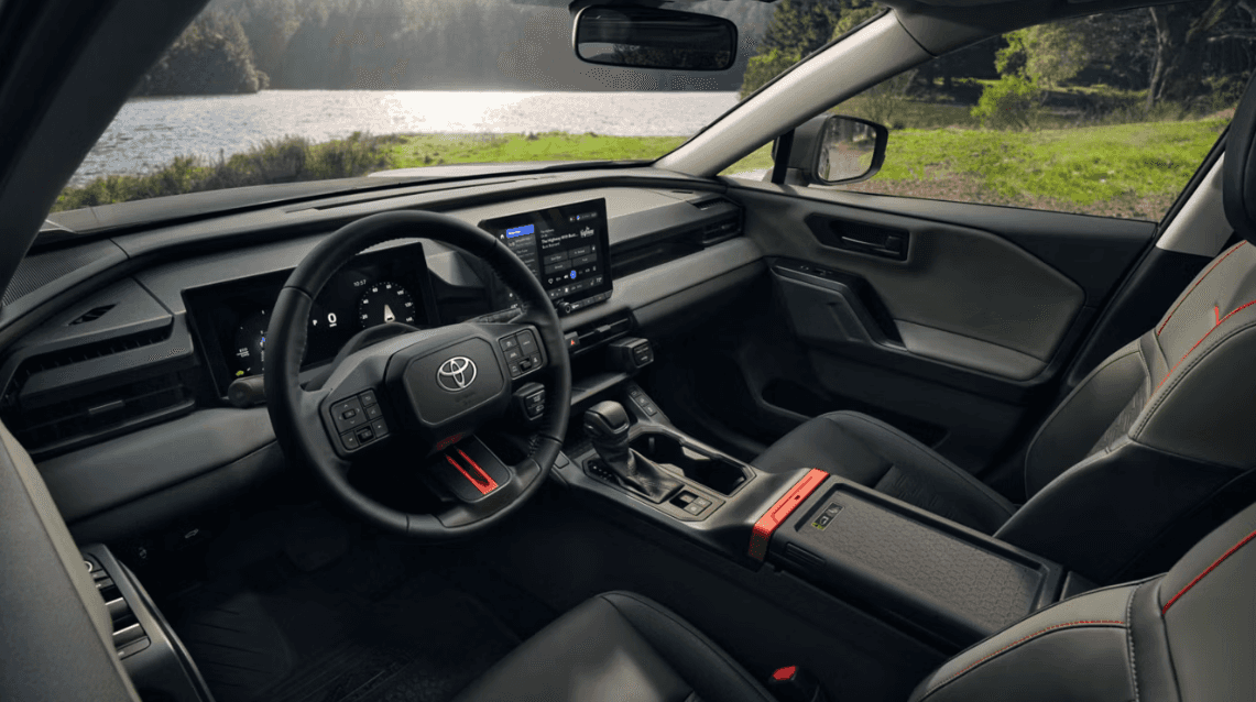 Interior of the 2026 Toyota RAV4 PHEV available for sale in Fort Walton Beach, FL at Toyota of Fort Walton Beach