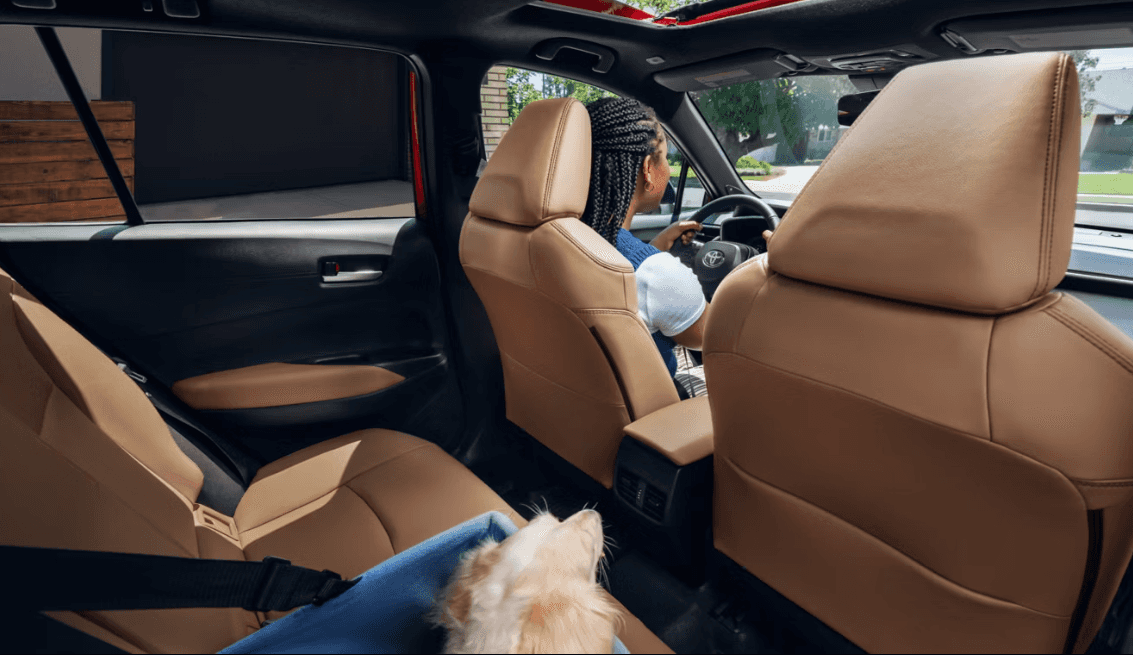 Interior of the 2026 Toyota Corolla Cross available for sale in Fort Walton Beach, FL at Toyota of Fort Walton Beach