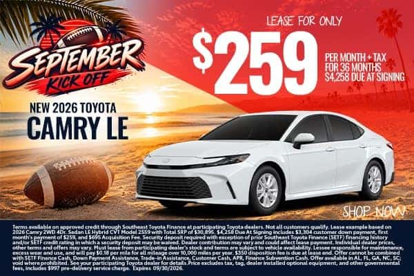 New 2026 Toyota Camry 