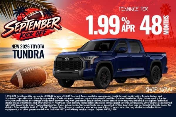 New 2026 Toyota Tundra
