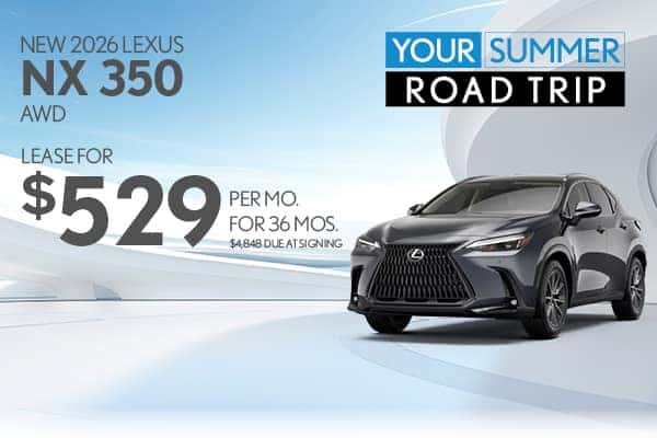 New 2026 Lexus NX 350 AWD