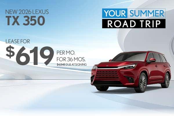 New 2026 Lexus TX 350
