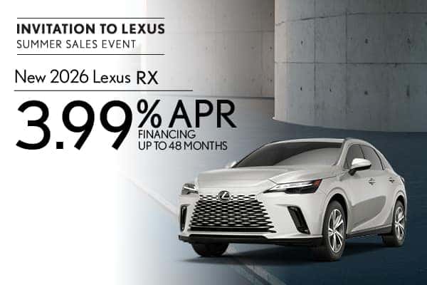New 2026 Lexus RX 