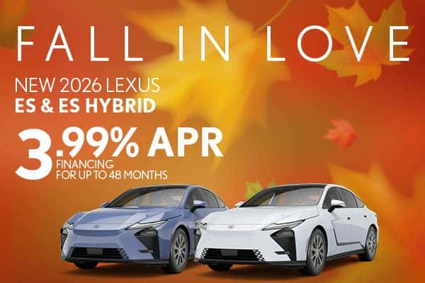 New 2026 Lexus ES & ES Hybrid 