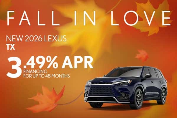 New 2026 Lexus TX 