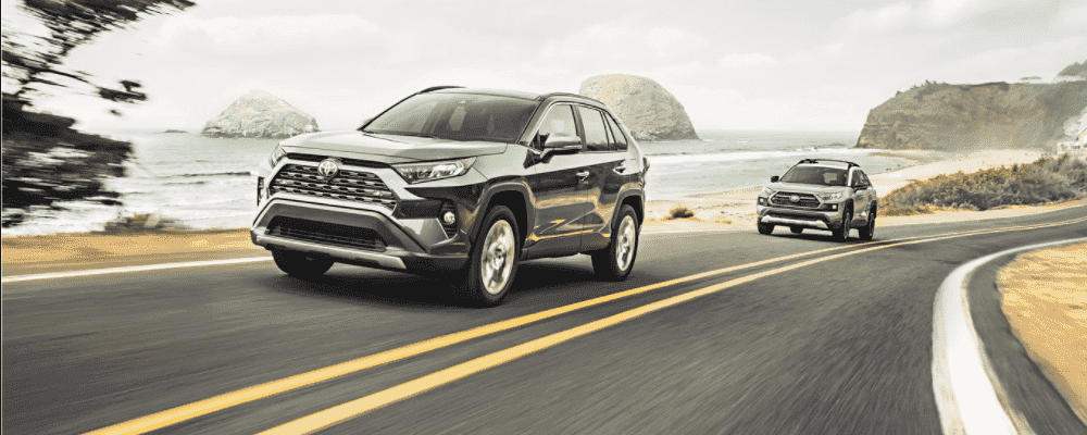Black and Gray Toyota RAV4