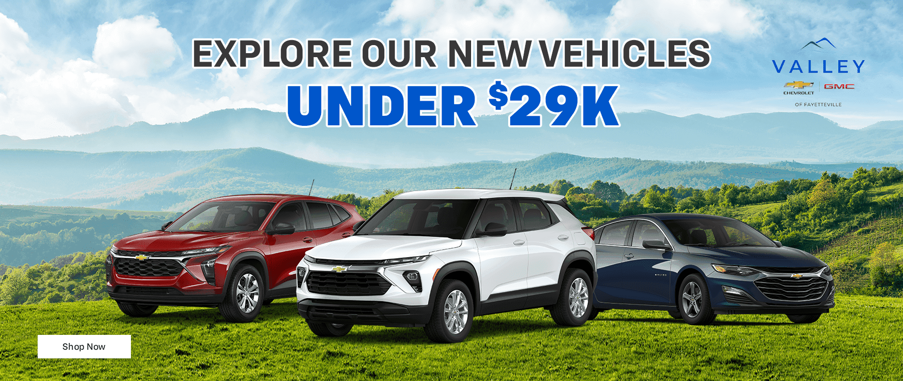 Explore Our New Vehicles Under $29k