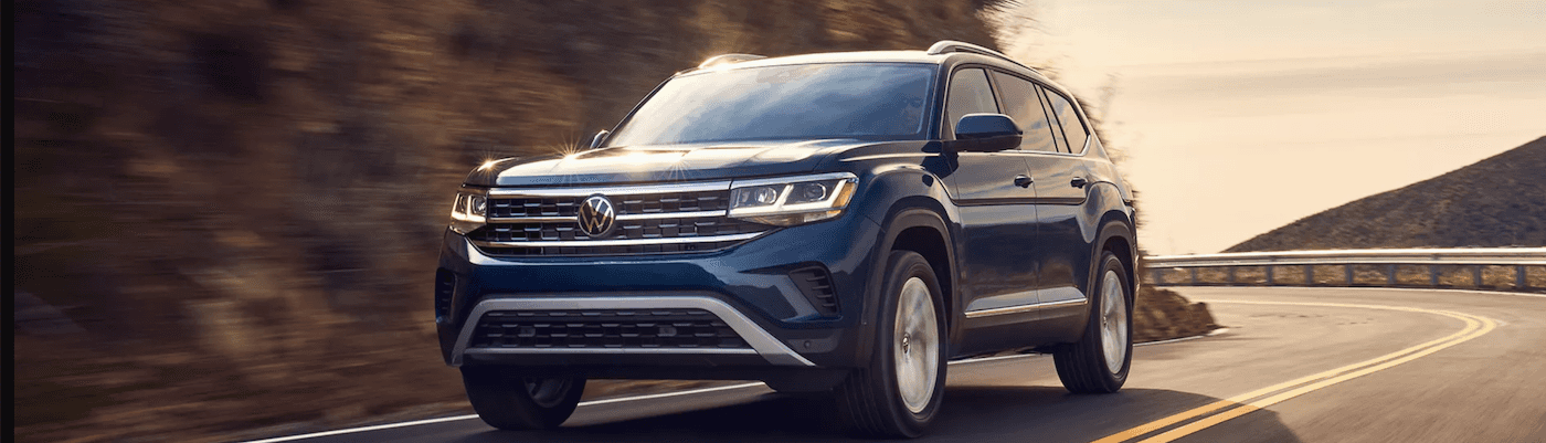 Blue Volkswagen Atlas