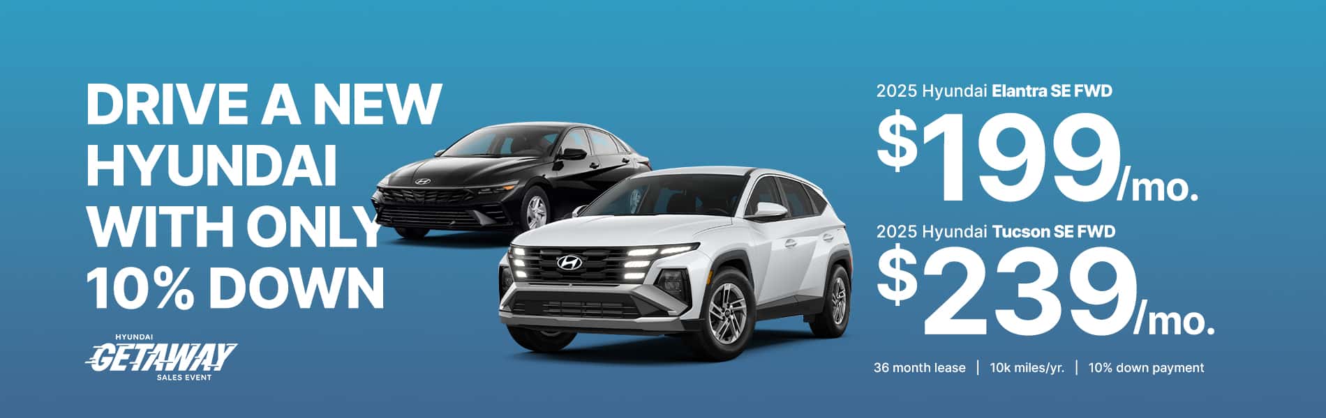Elantra and Tucson Lease Offers
