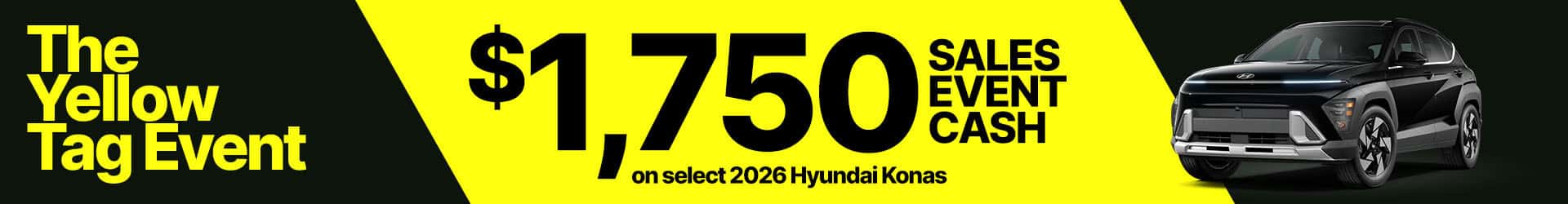 $1,750 Kona Offer