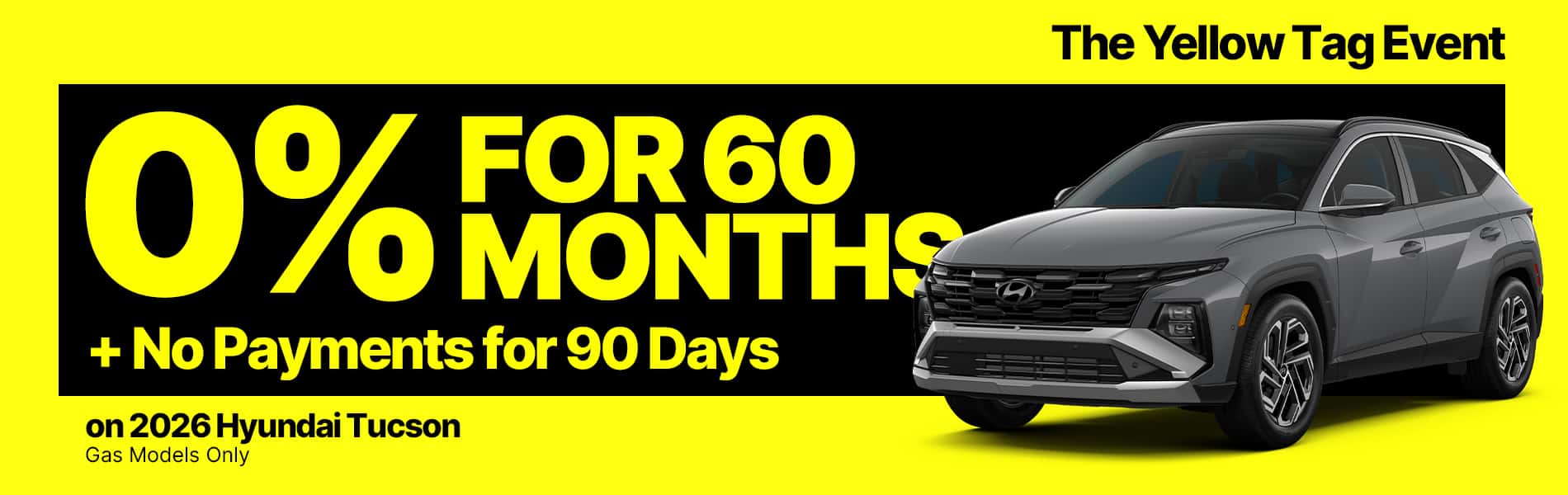 0% Tucson October Offer