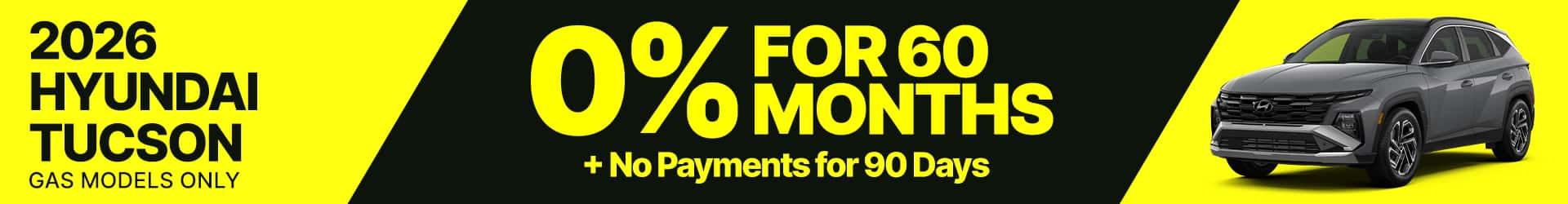 0% Tucson October Offer