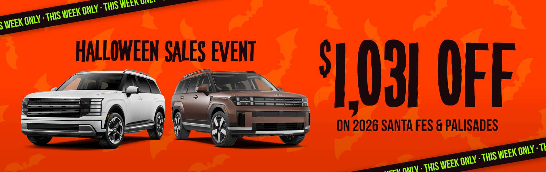 $1,031 Halloween Sales Event
