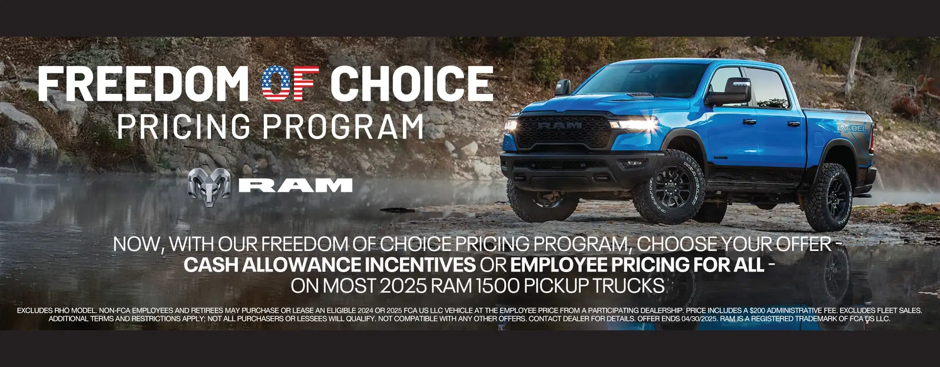 FREEDOM OF CHOICE PRICING PROGRAM