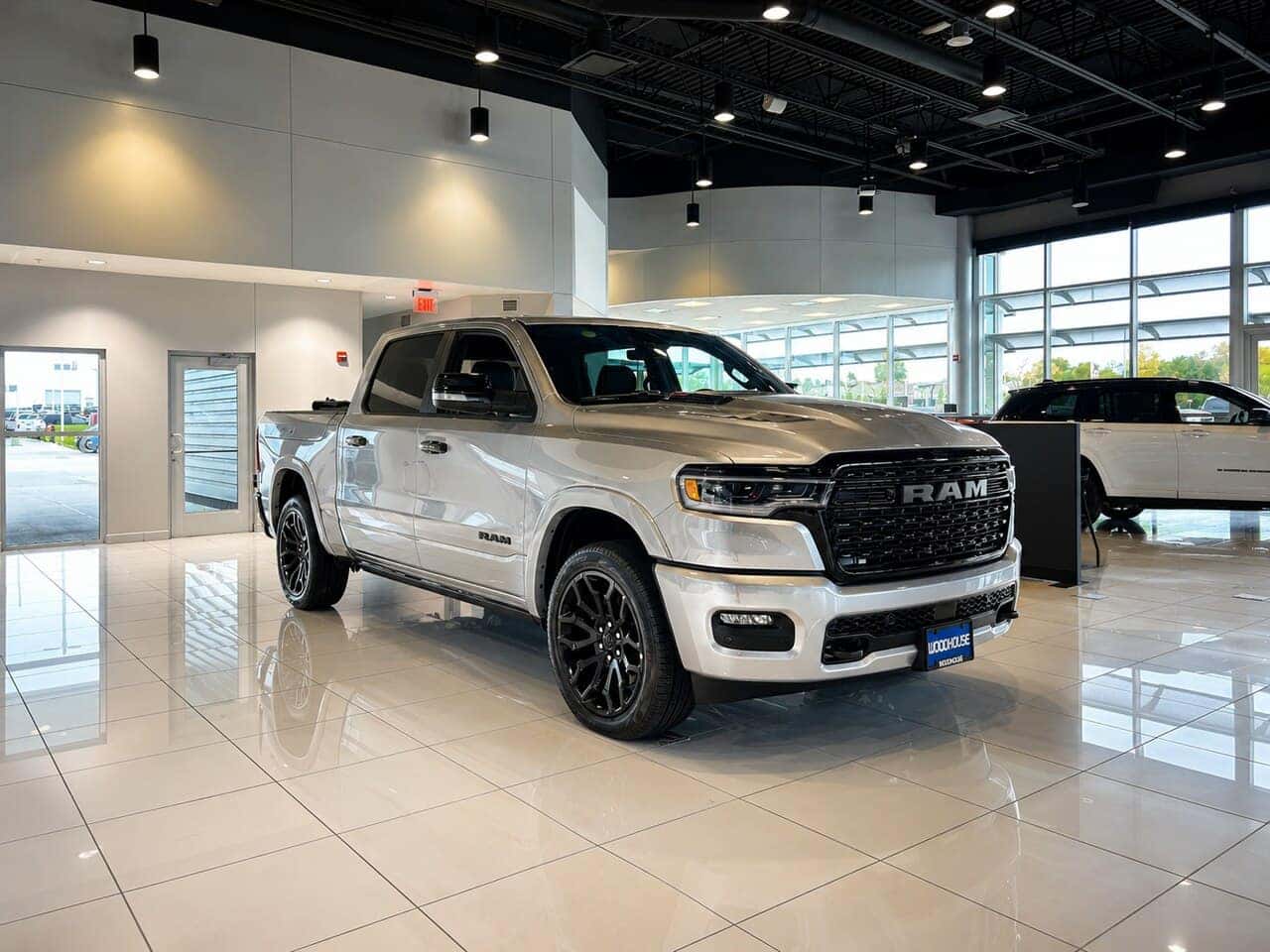 Ram 1500 in Woodhouse CDJR Bellevue showroom
