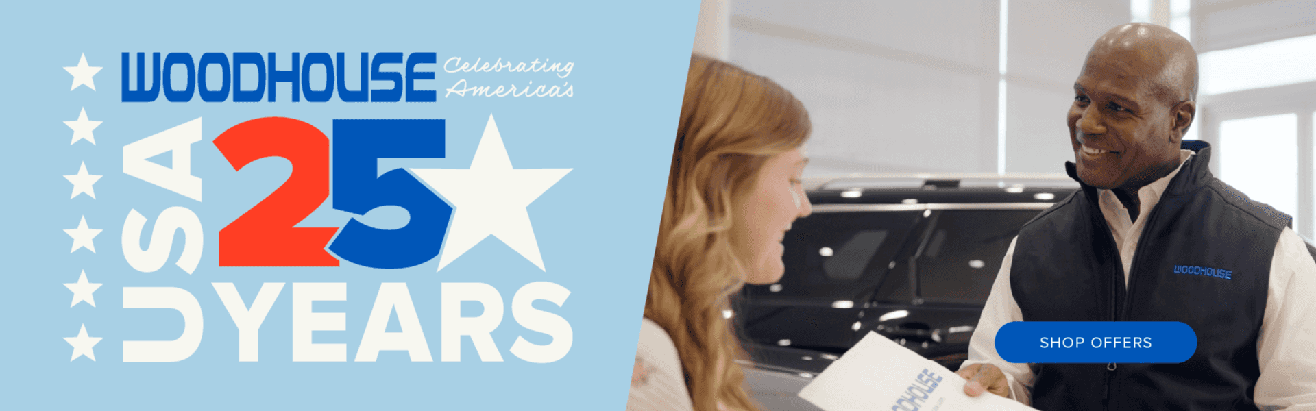 Woodhouse is Celebrating America's 250 Years - Stars, Stripes, and Savings