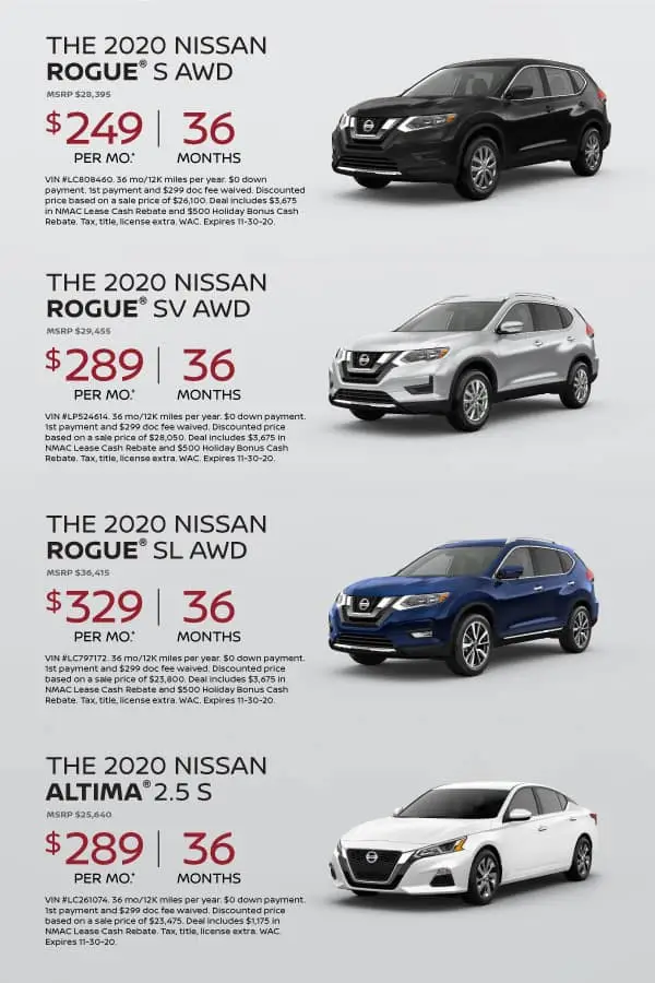 nissan thanksgiving sale